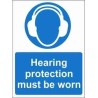 Hearing Protection Must Be Worn Mandatory Sign