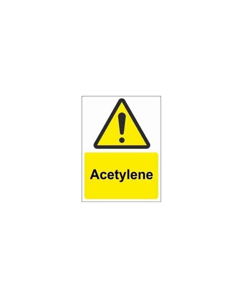 Acetylene Warning Sign