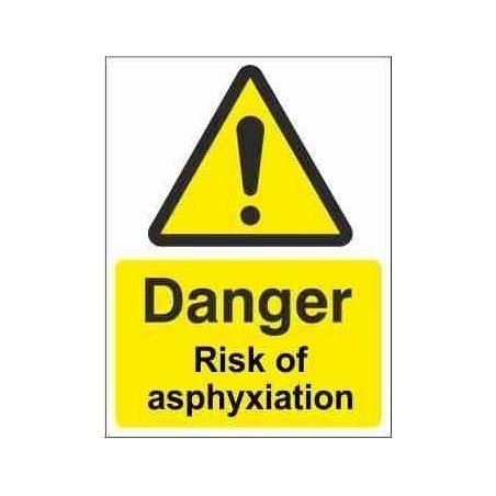 Risk Of Asphyxiation Warning Sign