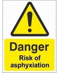 Risk Of Asphyxiation Warning Sign