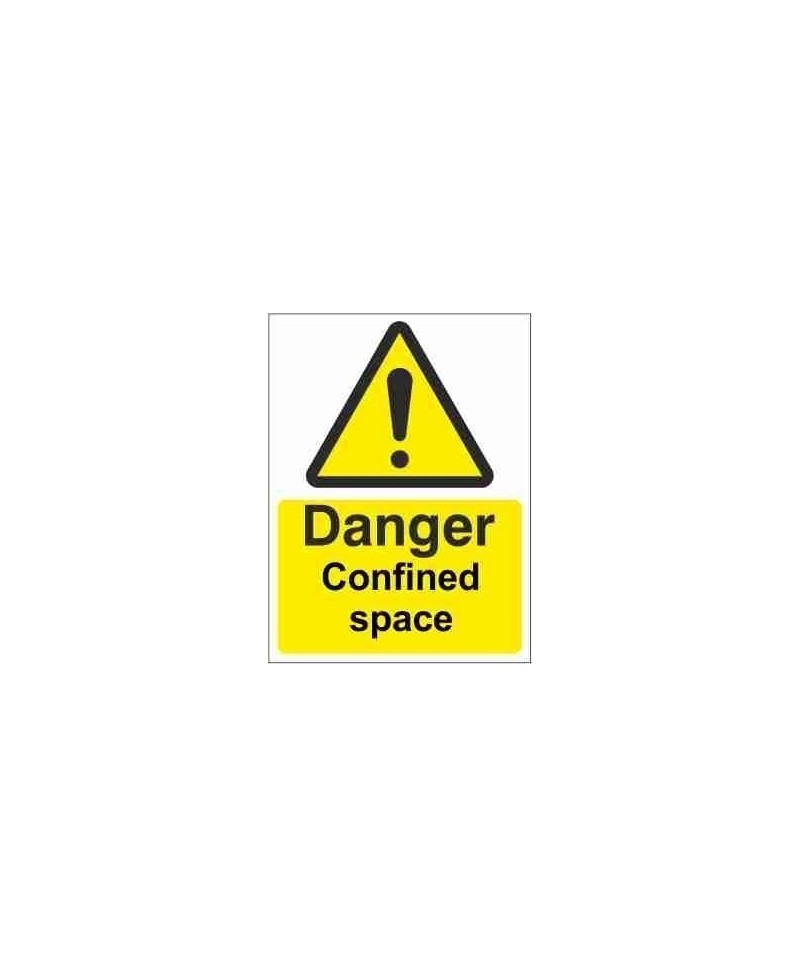 Danger Confined Space Warning Sign