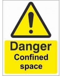 Danger Confined Space Warning Sign