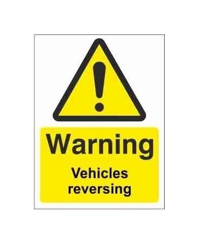 Vehicles Reversing Warning Sign