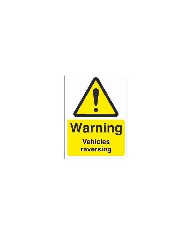 Vehicles Reversing Warning Sign