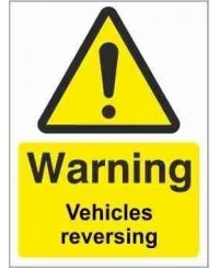 Vehicles Reversing Warning Sign