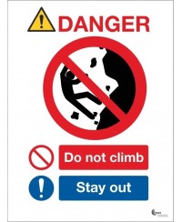 Danger Deep Cold Water Sign - Do Not Swim