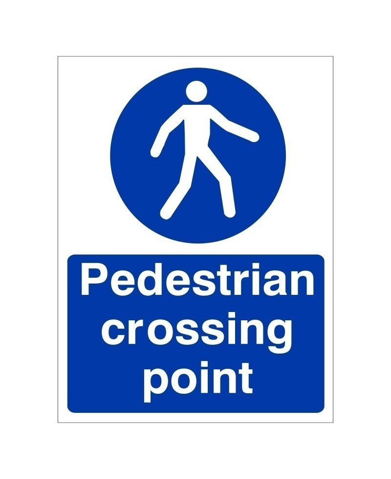 Pedestrian Crossing Point Sign