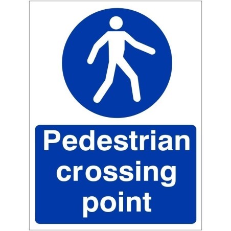 Pedestrian Crossing Point Sign