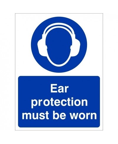 Wear Ear Protection Sign - 150mm x 200mm