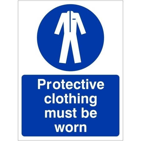 Protective Clothing Must Be Worn Sign