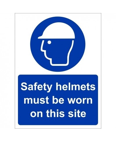 Safety Helmets Must Be Worn...