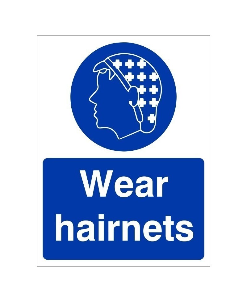 Wear Hairnets Sign