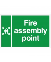 Fire Assembly Point Sign 600mm x 400mm