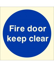 Fire Door Keep Clear...
