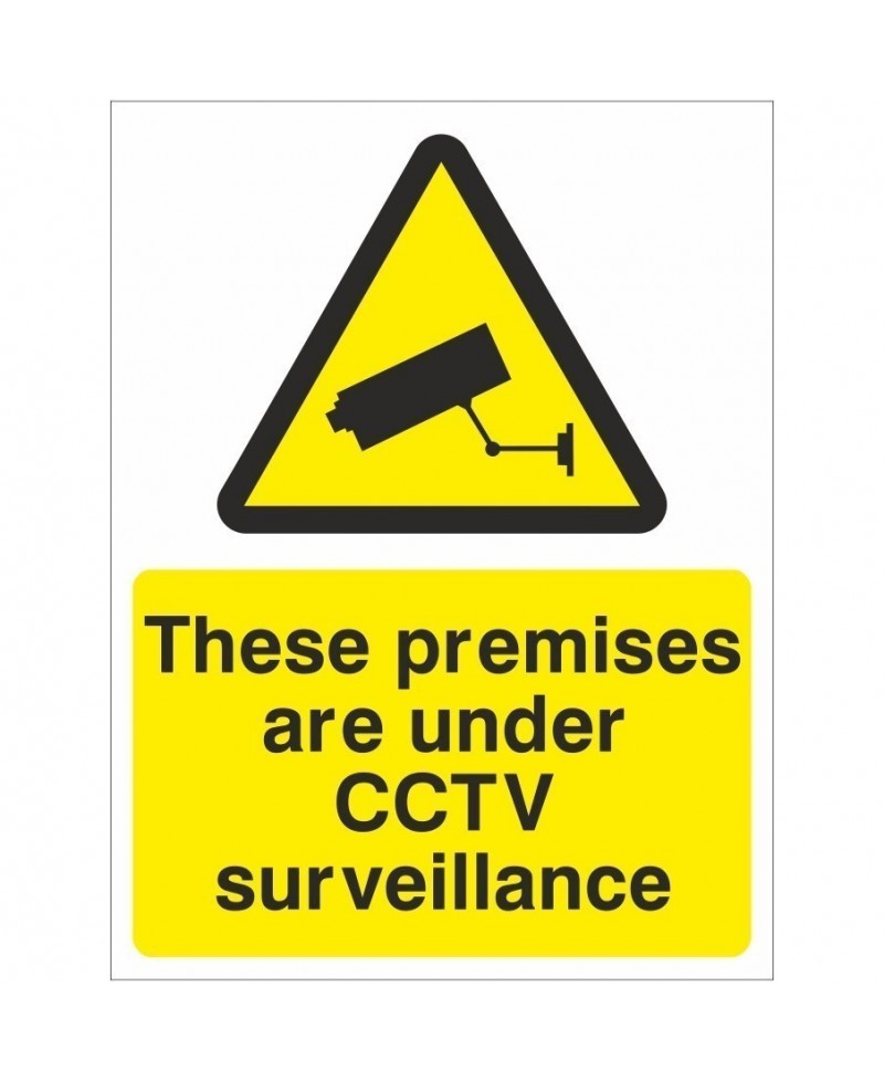 You are Under CCTV Surveillance Sign Stickers for Hospitals, Banks, Shops