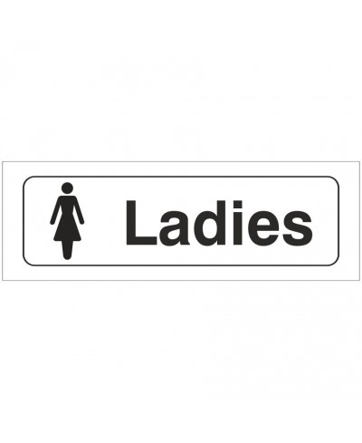 Ladies Toilet Door Sign...