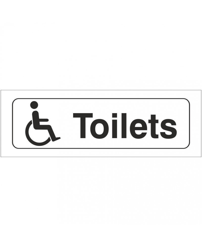 Disabled Toilets Door Sign