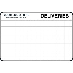 Custom Deliveries Sign Site Safety Sign 800mm x 600mm