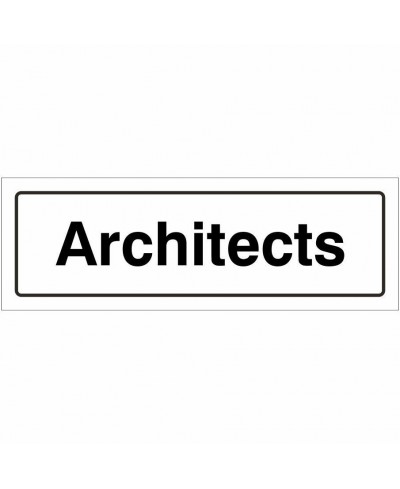 Architects Door Sign 300mm x 100mm