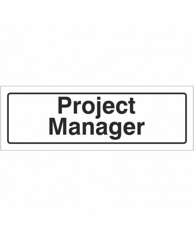 Project Manager Door Sign 300mm x 100mm