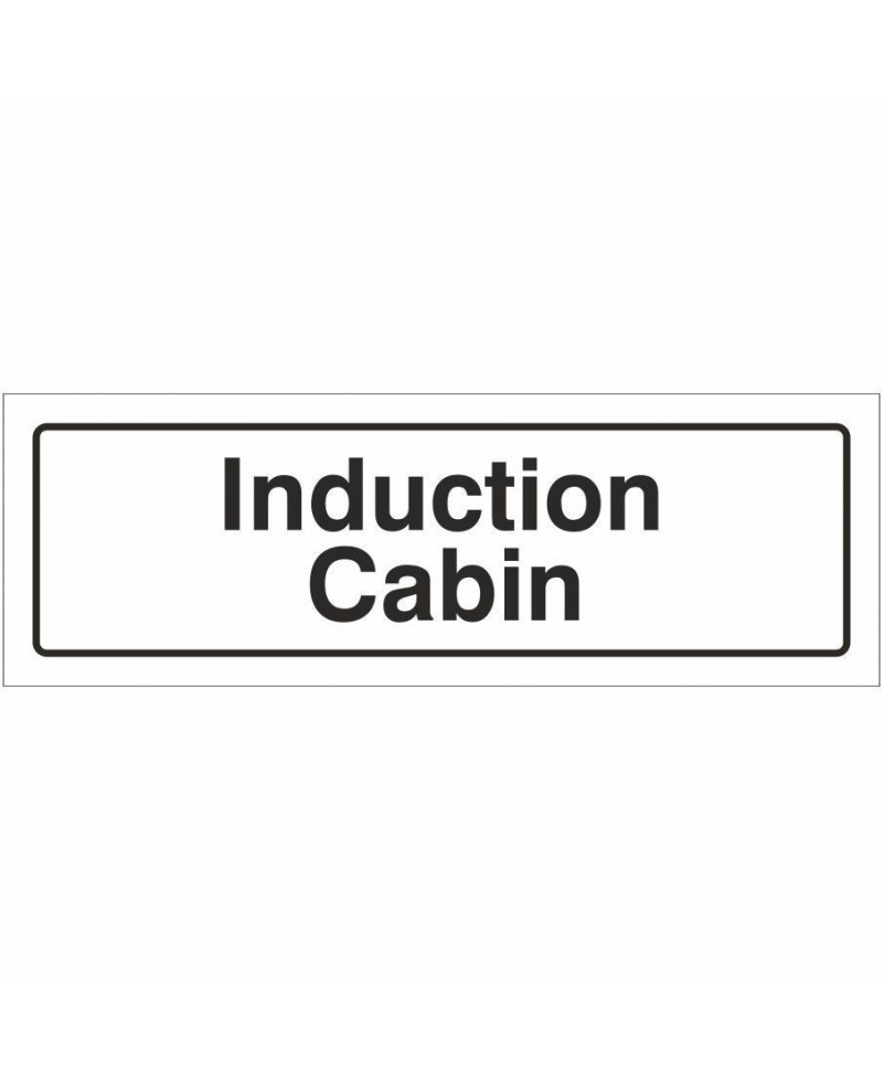 Induction Cabin Door Sign