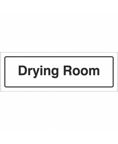 Drying Room Door Sign 300mm x 100mm