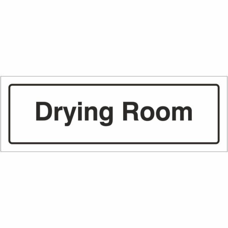 Drying Room Door Sign