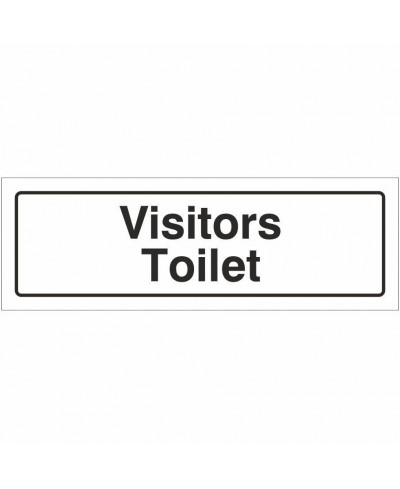 Visitors Toilet Door Sign...
