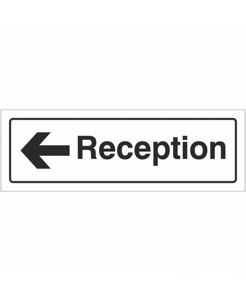 Reception Left Door Sign