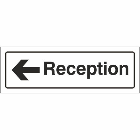 Reception Left Door Sign