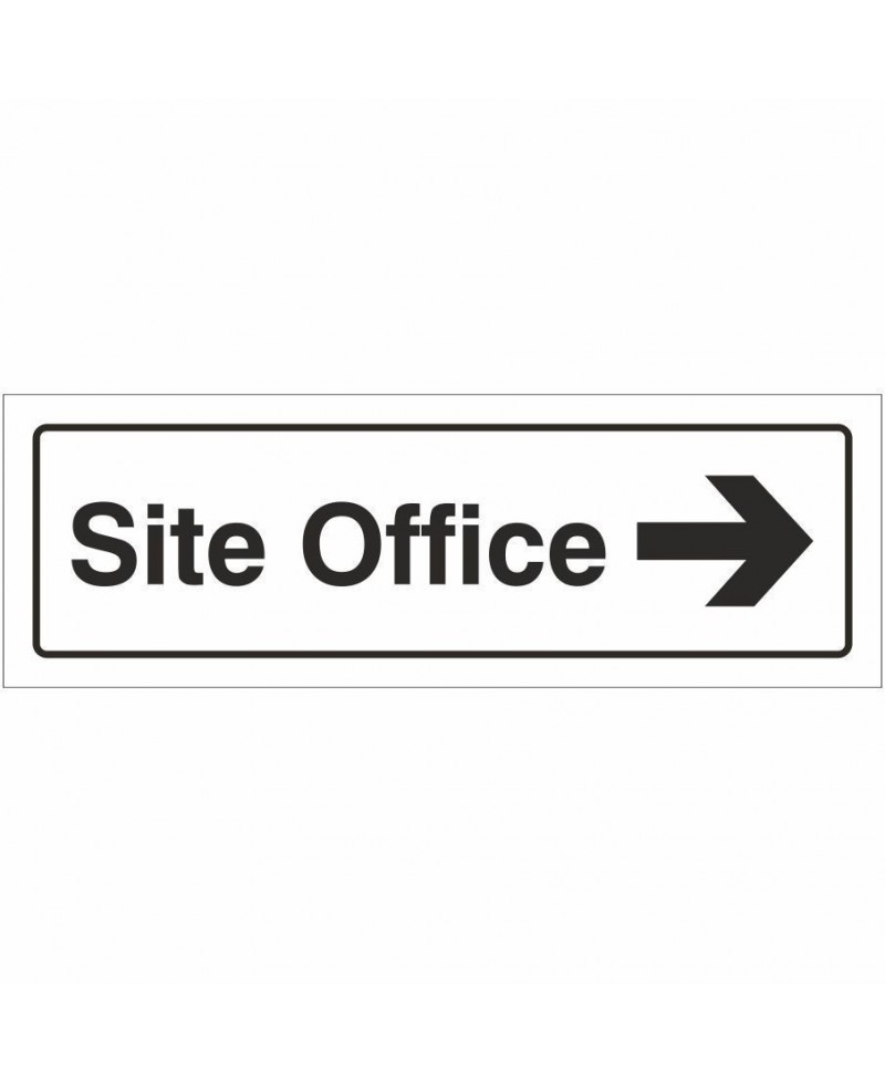 Site Office Right Door Sign