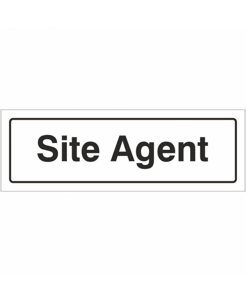 Site Agent Door Sign