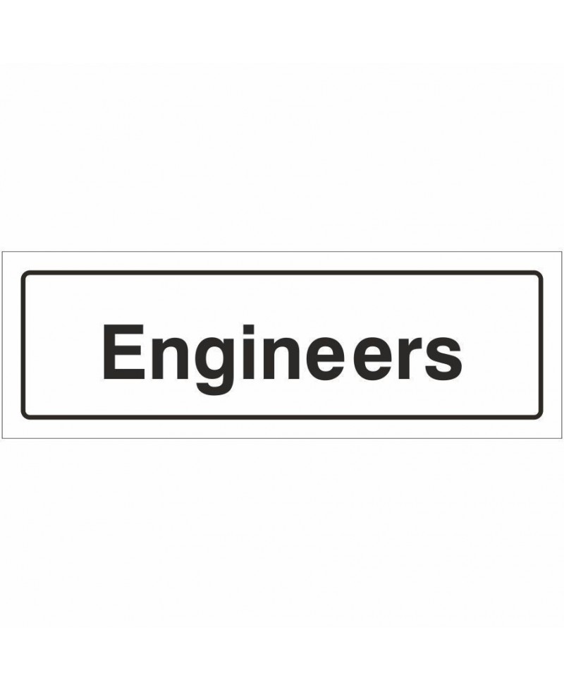 Engineers Door Sign