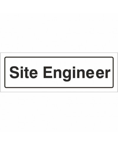 Site Engineer Door Sign 300mm x 100mm