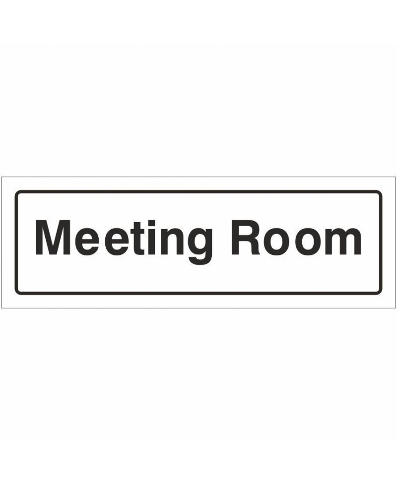 Meeting Room Door Sign 300mm x 100mm
