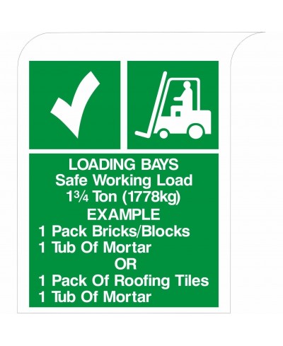Use Crawling Boards Curve Top Sign 300mm x 400mm