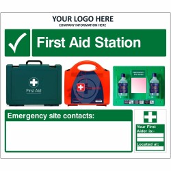 First Aid Station 1400mm x 1200mm - 3mm Aluminium Composite First Aid Station 1400mm x 1200mm - 3mm Aluminium Composite