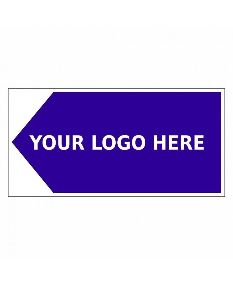 Arrow Left Way Finding Board 600mm x 300mm - 4mm Corrugated Plastic