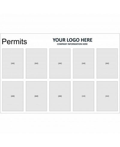 Permits With or Without Your Logo 1220mm x 1220mm - 3mm Aluminium Composite