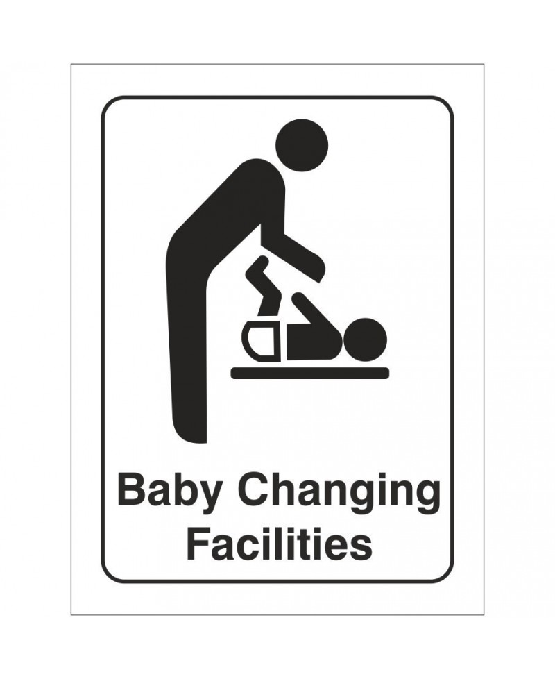 Baby Changing Facilities Door Sign 150mm x 200mm