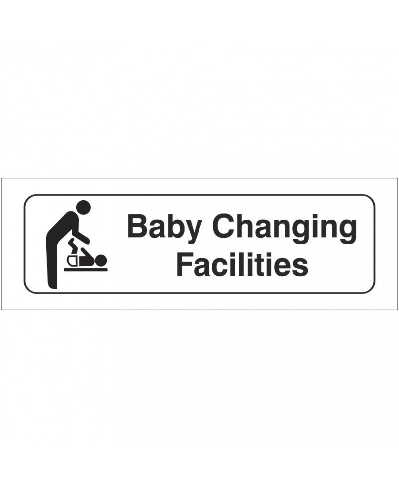 Baby Changing Facilities Door Sign