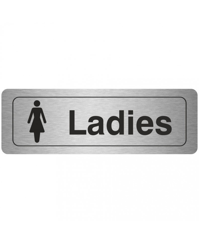 Ladies Aluminium Door Sign