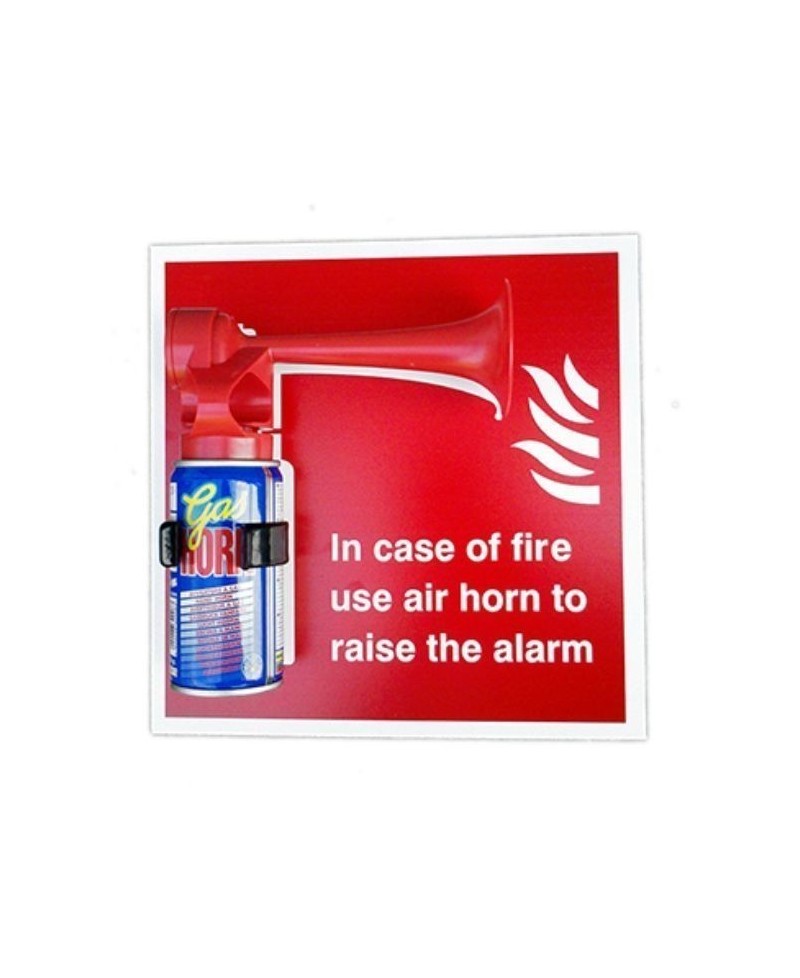 Handheld Air Horn - In Case Of Fire use Air Horn To Raise The Alarm