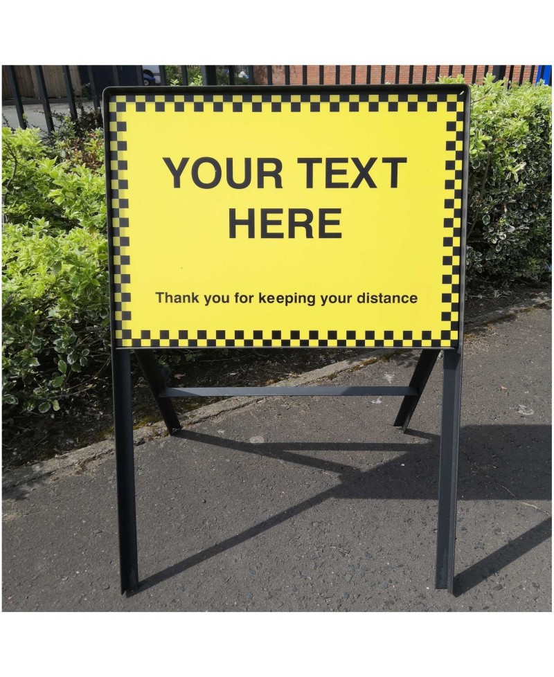 Your Text Here Sign 600mm x 450mm - Dibond