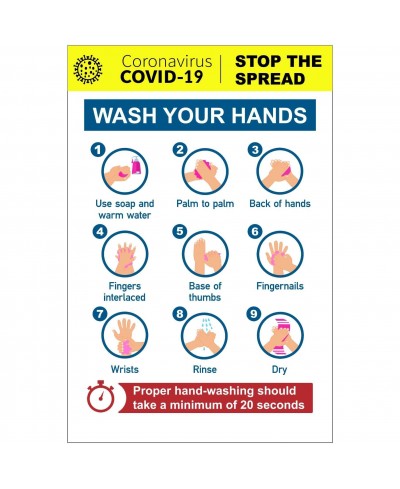 Wash Your Hands Coronavirus Covid 19 Sign