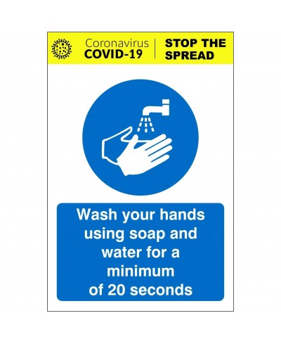 Wash Your Hands Using Soap...