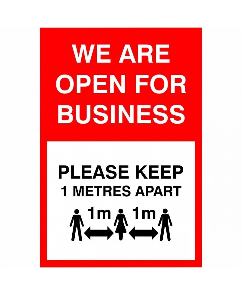 We Are Open For Business Sign