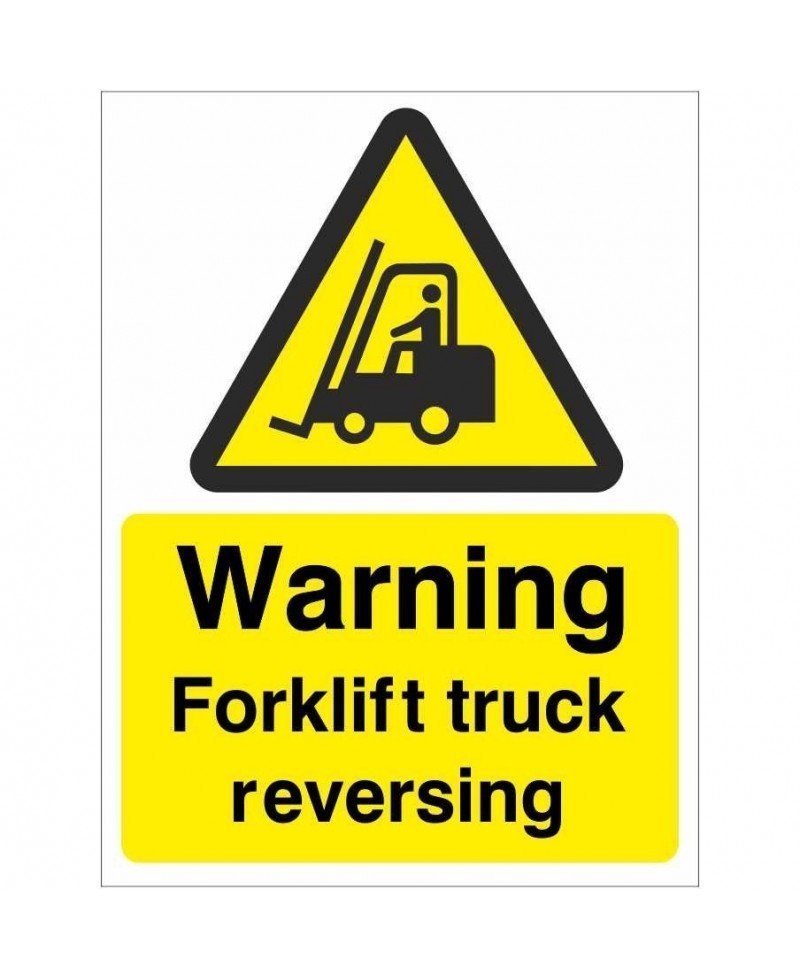 Forklift Truck Reversing Warning Sign