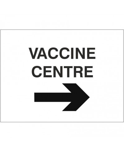Covid Vaccine Centre Sign...