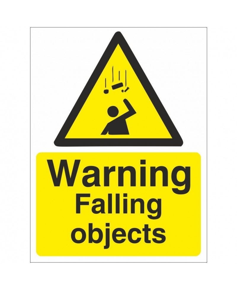 Warning Falling Objects Sign 450mm x 600mm